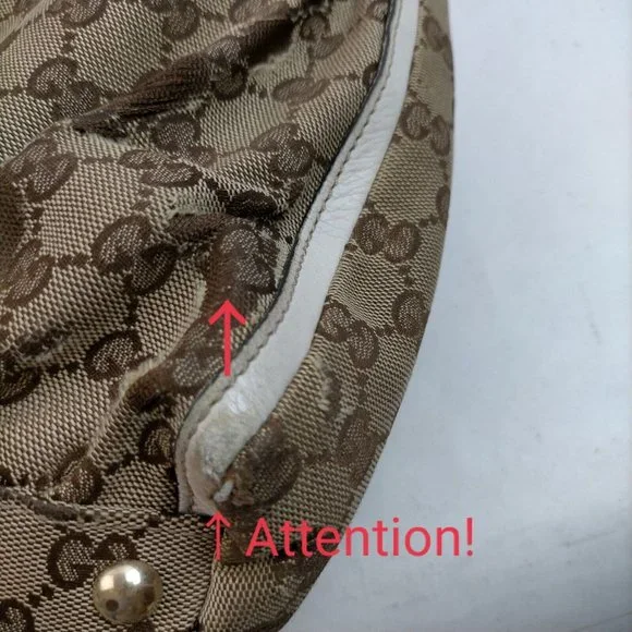 Auth Gucci Shoulder Bag Brown Canvas #43201G87 - Picture 9 of 9